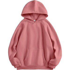 Women Peach Hoodies Oversized Fleece Long Sleeve Comfy Casual Sweatshirts